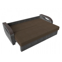 Угловой диван Форсайт (рогожка коричневый серый)  - Изображение 3